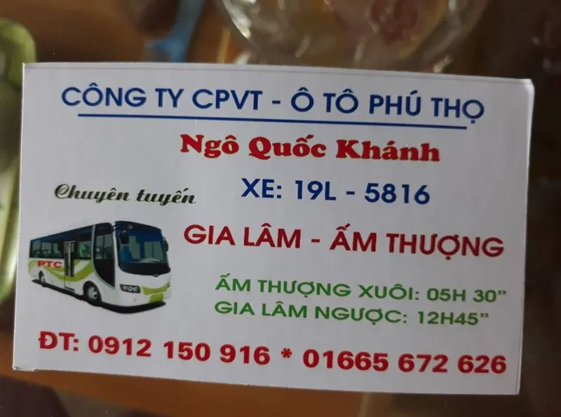 Nhà xe Quốc Khánh (Ấm Thượng - Gia Lâm)