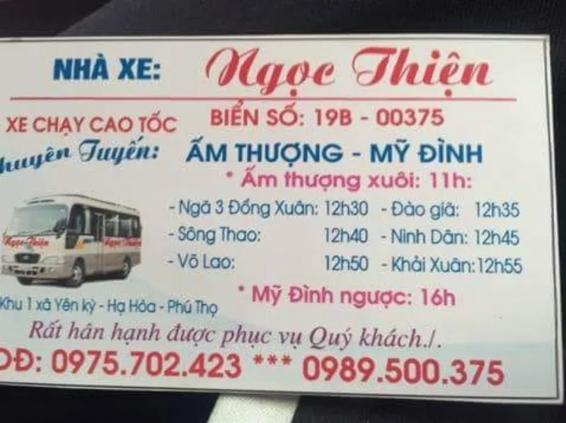 Xe khách Ngọc Thiện