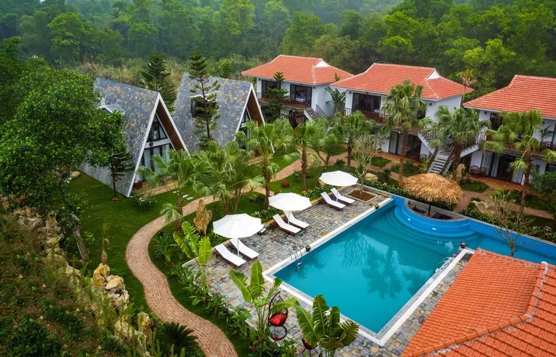 Avana Retreat Mai Châu với cảnh sắc thiên nhiên hùng vĩ