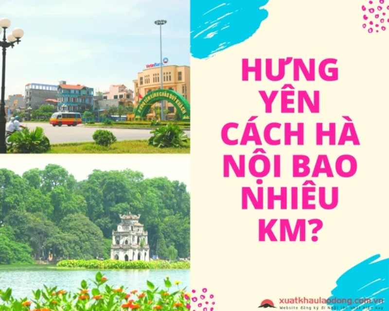 Bản đồ đường đi từ Hưng Yên đến Hà Nội