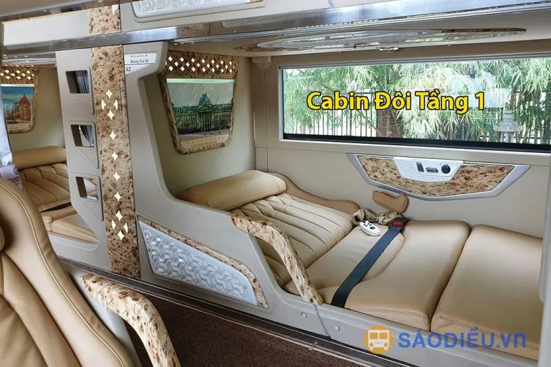 Hình ảnh minh họa: Xe giường cabin VIP sang trọng