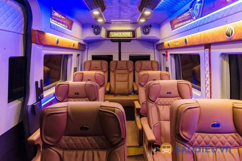 Xe Limousine SapaKing sang trọng và tiện nghi