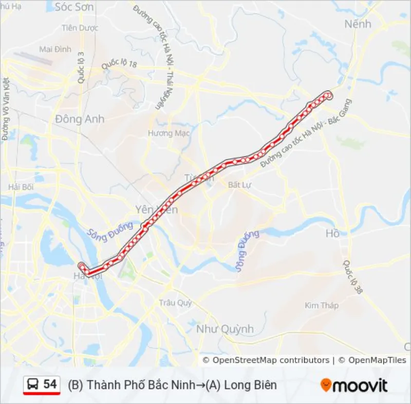 ban do tuyen xe buyt so 54 tu bac ninh di long bien 78c4c16f 1