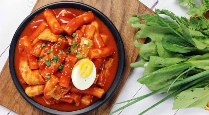 Bánh gạo Tokbokki cay nồng