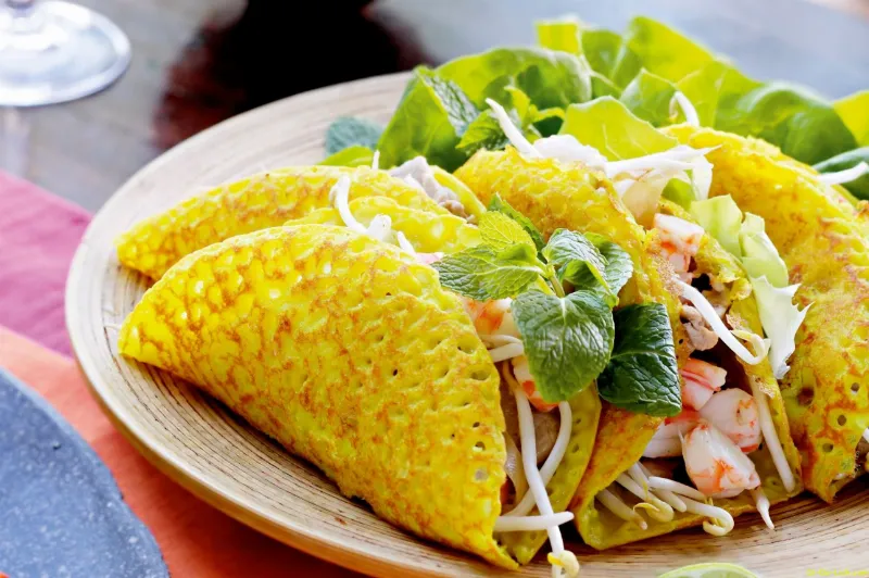 Bánh xèo biển Long Hải