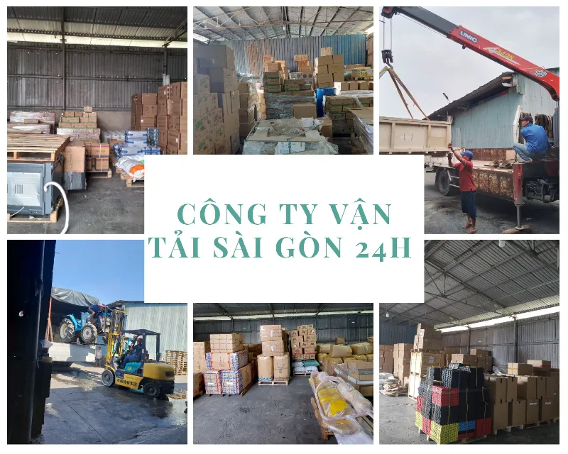 Xe tải vận chuyển hàng hóa