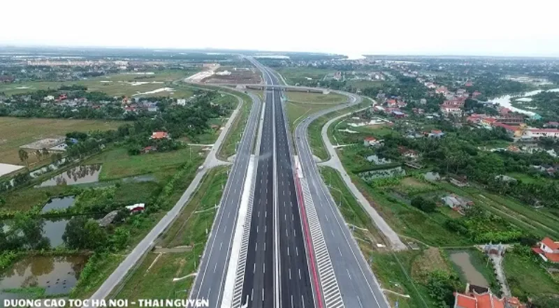 Cao tốc Hà Nội – Thái Nguyên dài 70 km