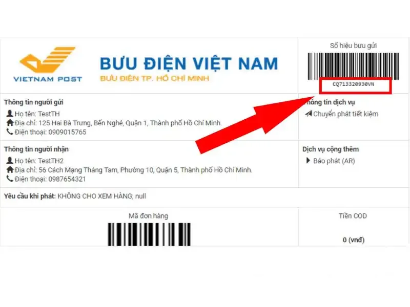 Mã vận đơn VnPost là gì?