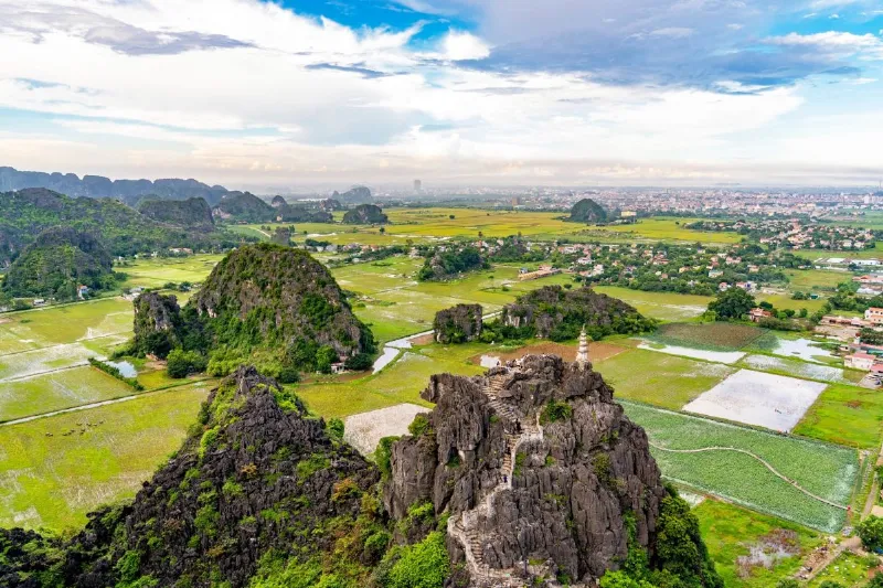 Toàn cảnh Tràng An, Ninh Bình. Ảnh: vnexpress